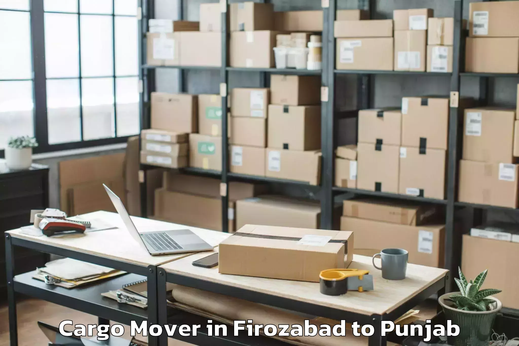 Book Firozabad to Moga Cargo Mover Online